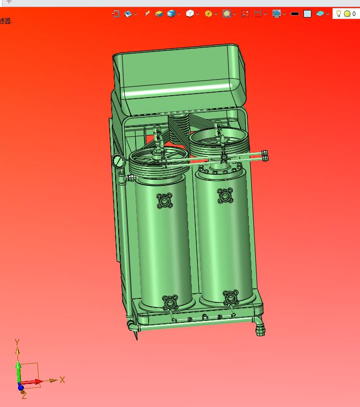双罐液体搅拌混合机