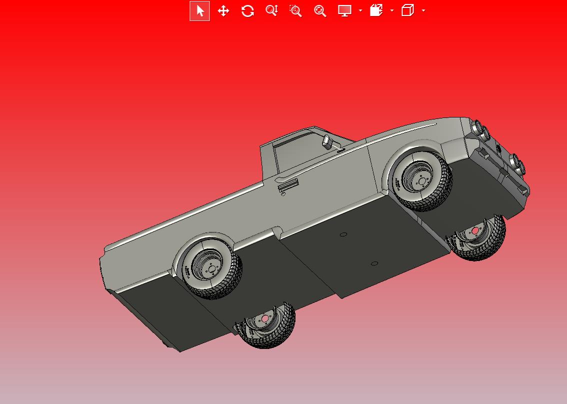 四轮皮卡车双排四座客货两用