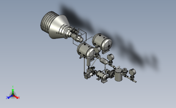 太空飞船氢气收集集中设备