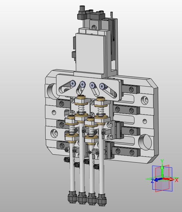 同步变距吸盘抓手