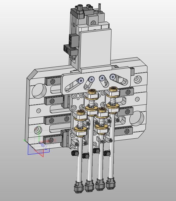 同步变距吸盘抓手