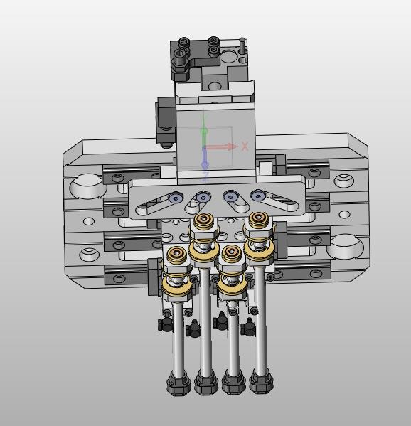 同步变距吸盘抓手