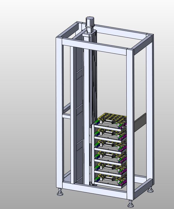 托盘升降设备侧面高精度定位