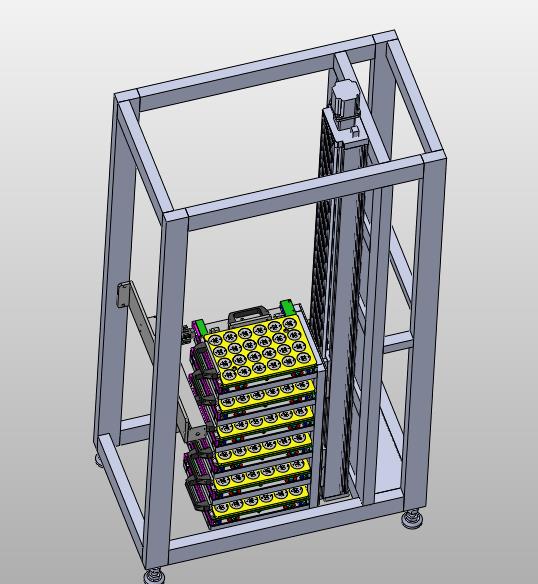 托盘升降设备侧面高精度定位