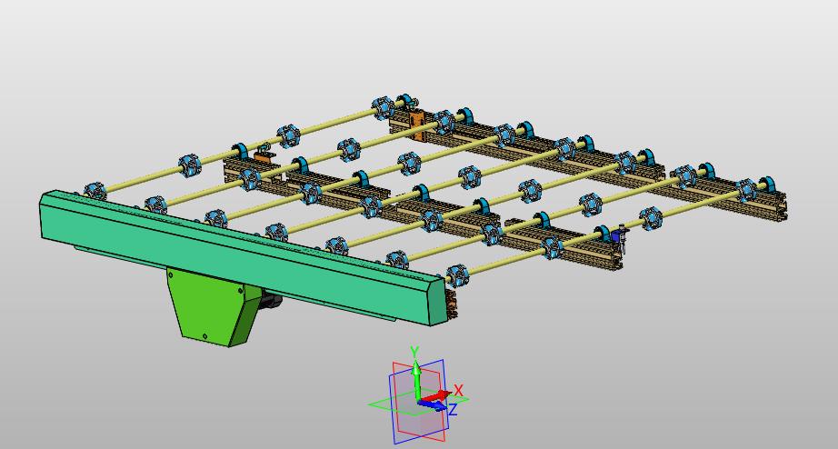 万向轮可侧推输送线