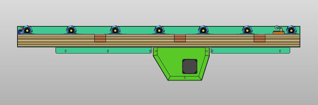万向轮可侧推输送线