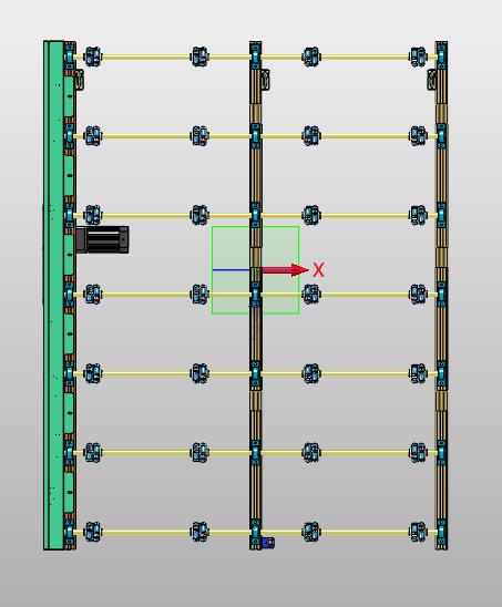 万向轮可侧推输送线