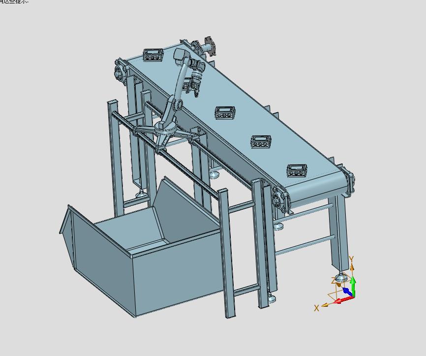 位置可调节小型机器人柔性夹爪搬运