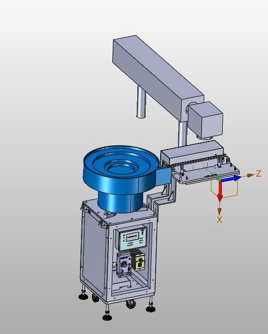 五金件震动上料激光打码