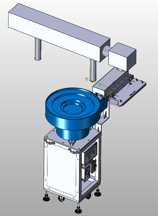 五金件震动上料激光打码