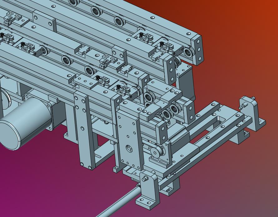 小托盘平面循环圆皮带输送线横移移栽机