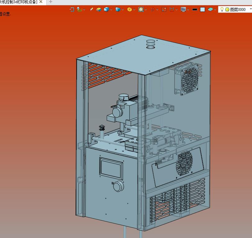 小型单片机控制3d打印机设备