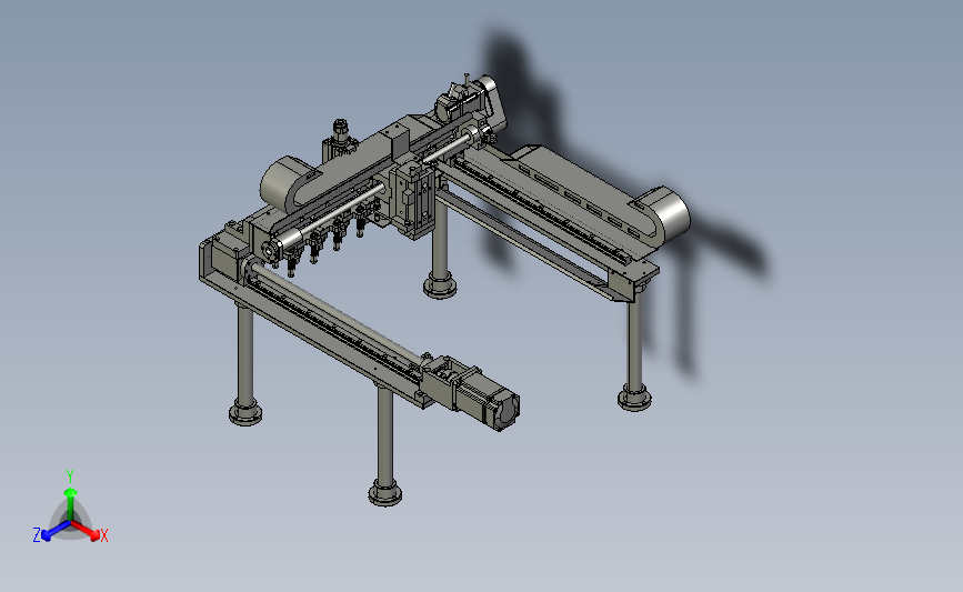 小型零件三轴真空搬运剔除NG机械手