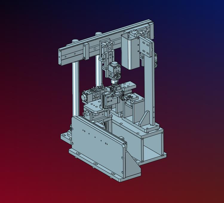 小型零件双面夹持焊接