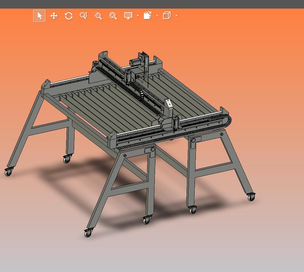 小型三轴移动式数控等离子切割机