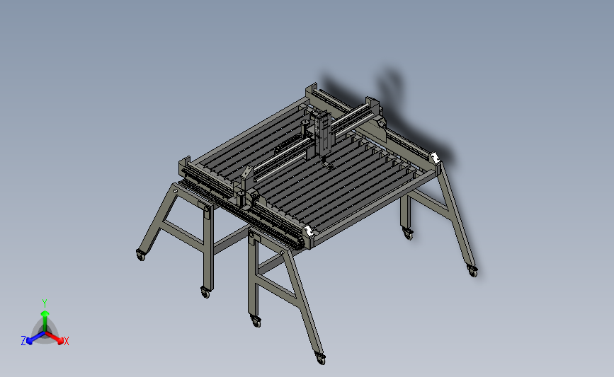 小型三轴移动式数控等离子切割机