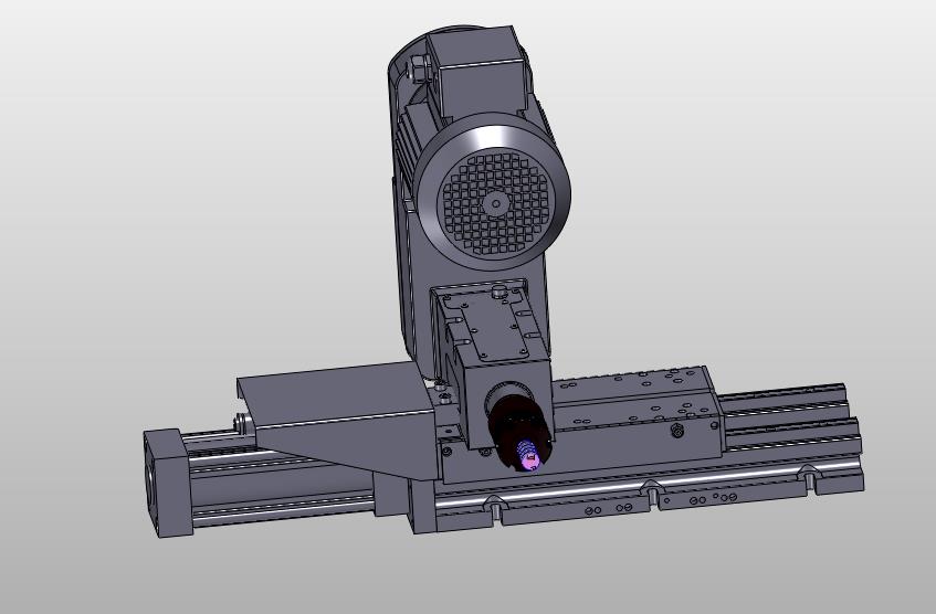 小型钻床打孔移动主轴