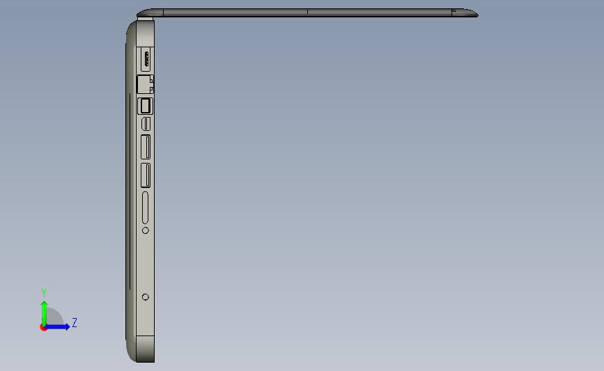新款13英寸MacBook Pro 左侧视图