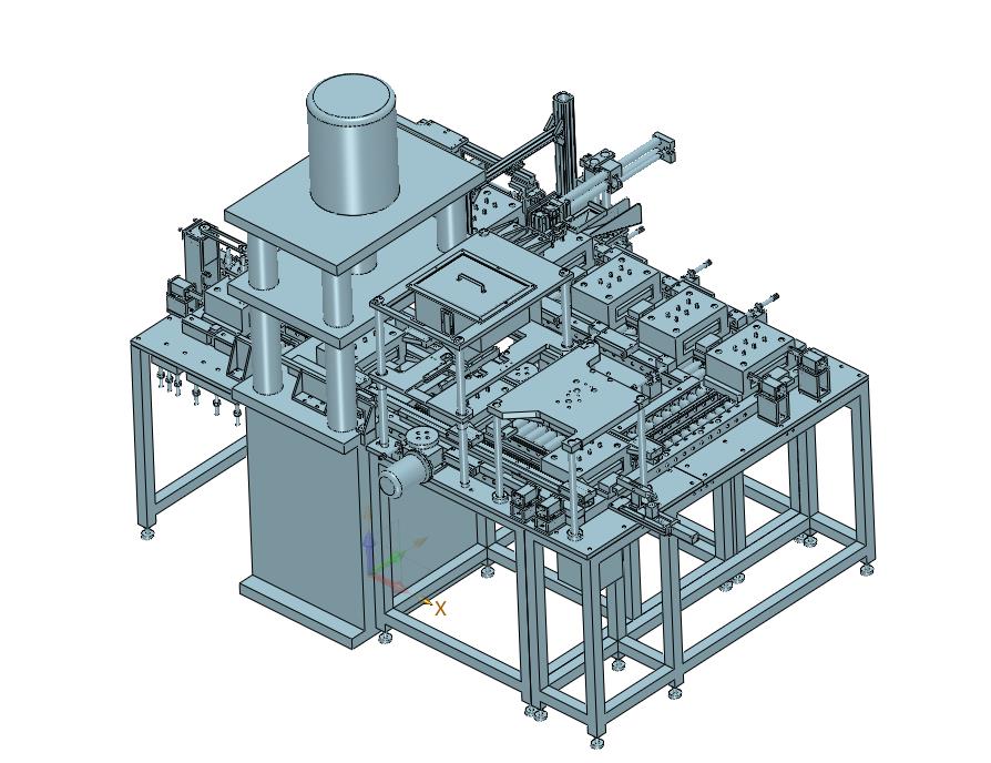 循环式模具粉末成型产线