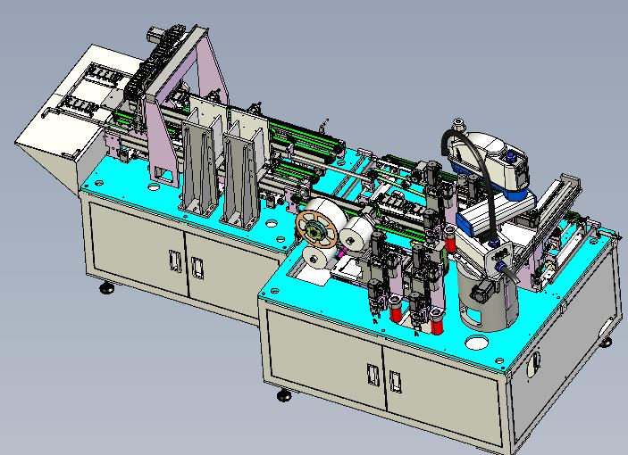 压敏胶自动涂抹保压流水线
