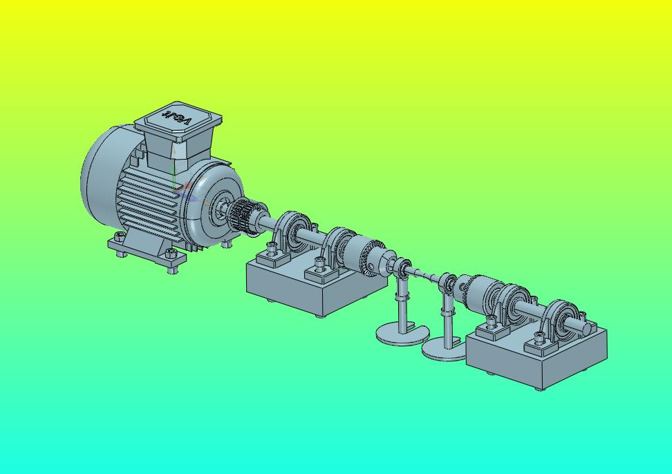 圆轴侧向力轴向力耐久试验设备