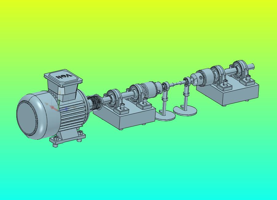 圆轴侧向力轴向力耐久试验设备