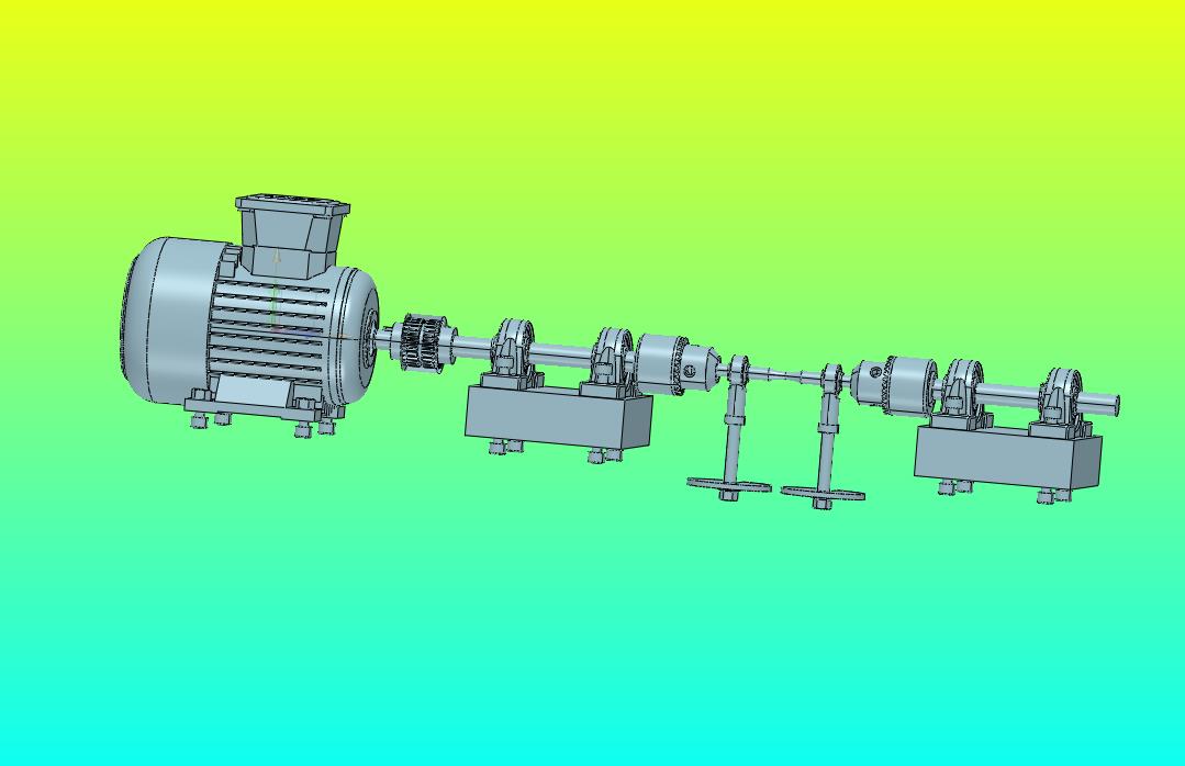 圆轴侧向力轴向力耐久试验设备