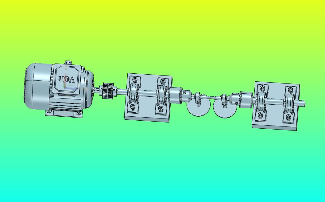 圆轴侧向力轴向力耐久试验设备