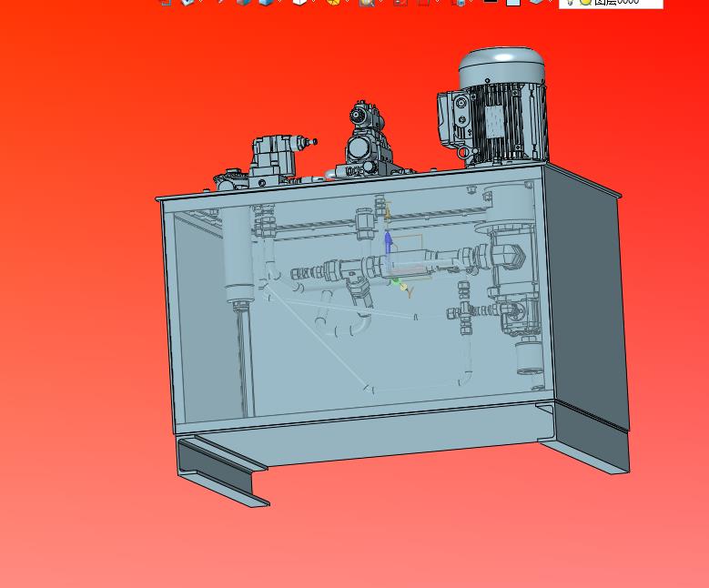 中低压动力泵站2.2KW液压系统液压站