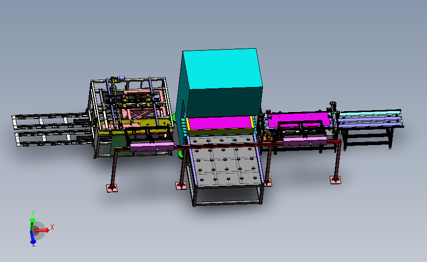 电梯钣金上料成型流水线方案