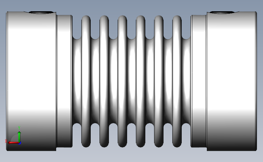 LK6系列 定位螺丝固定波纹式（波纹管联轴器）[LK6-10]