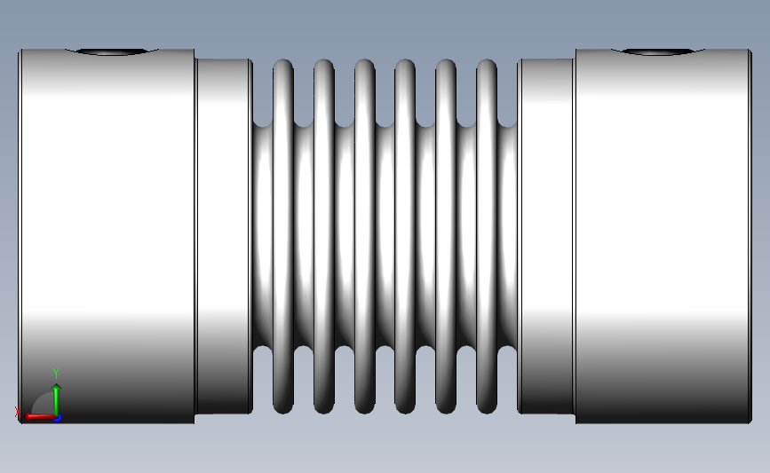 LK6系列 定位螺丝固定波纹式（波纹管联轴器）[LK6-12]