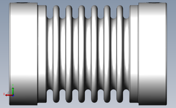 LK6系列 定位螺丝固定波纹式（波纹管联轴器）[LK6-32L]