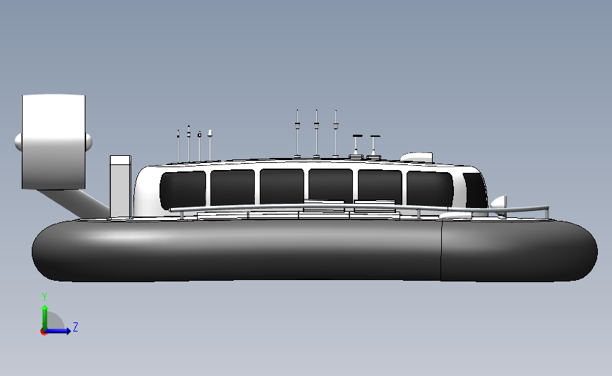 气垫船 Solidworks 2012 模型图纸下载 懒石网