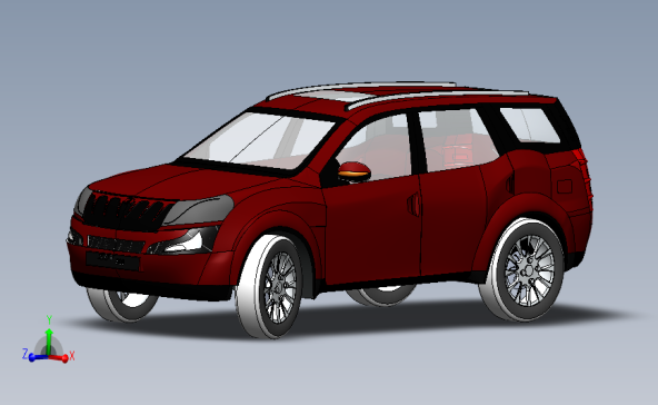 SUV汽车模型-马恒达新时代 XUV 500