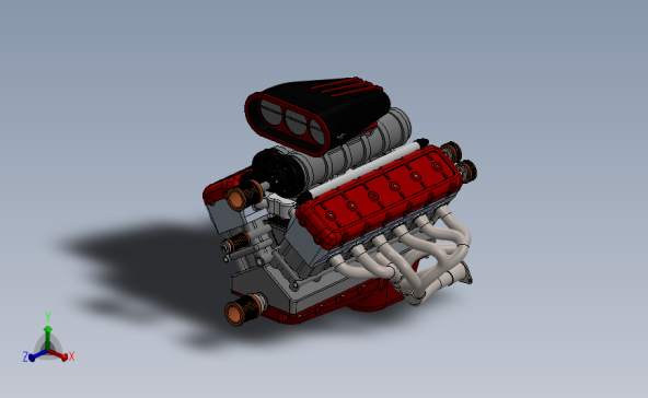 v12发动机总成