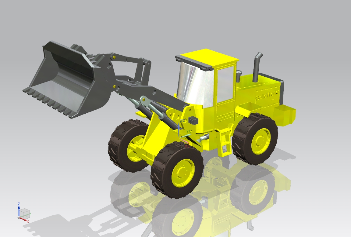 铲车模型-装载车