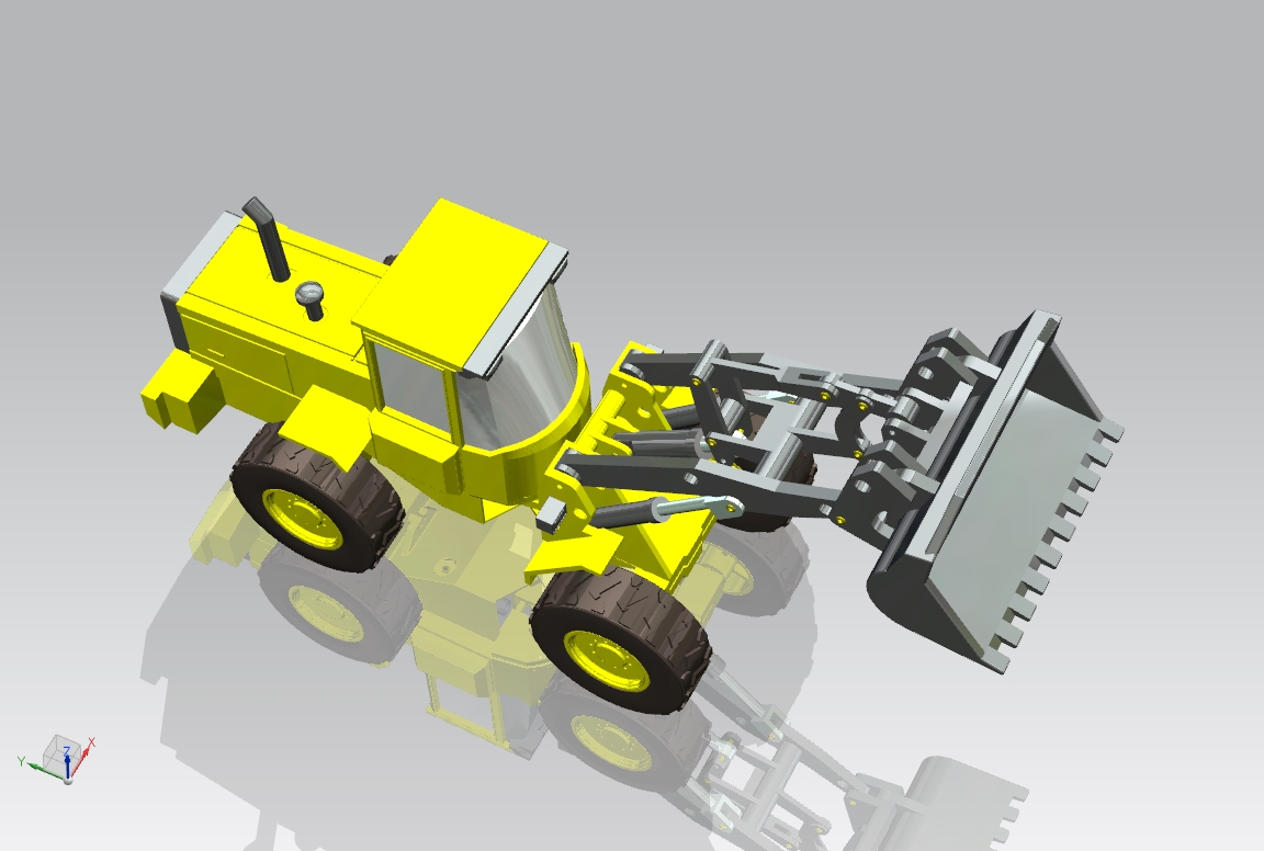 铲车模型-装载车