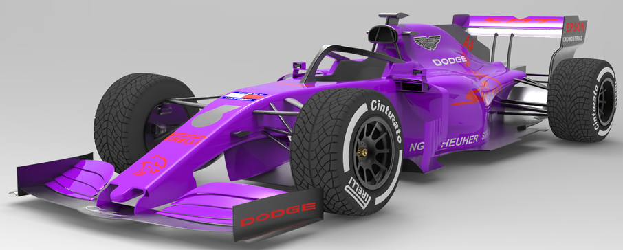 道奇 F1 赛车模型