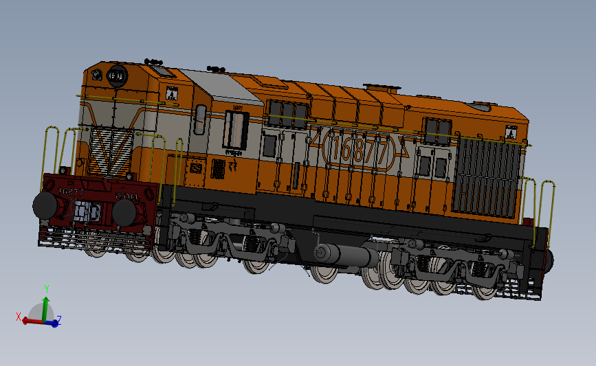 火车-列车模型