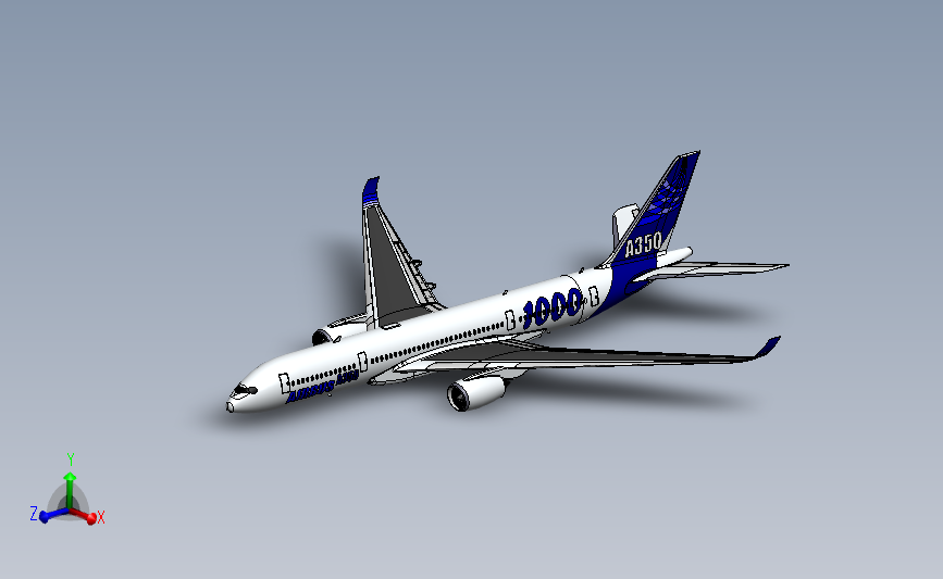 空客A350飞机模型