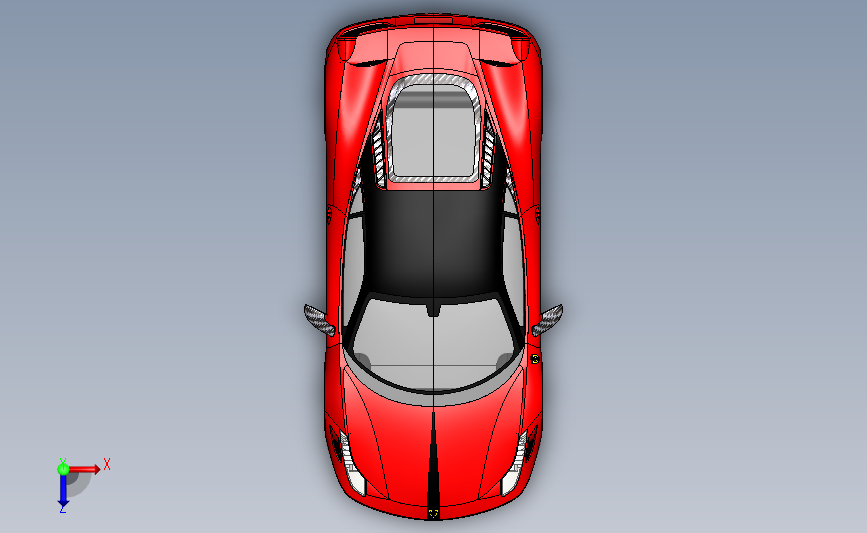 跑车模型 法拉利 458 Solidworks 2015 模型图纸下载 懒石网