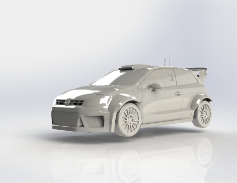 汽车模型-大众 Polo R WRC 