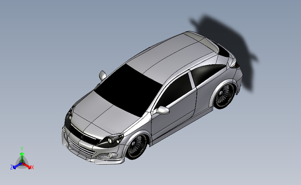 汽车模型-欧宝 Astra H GTC
