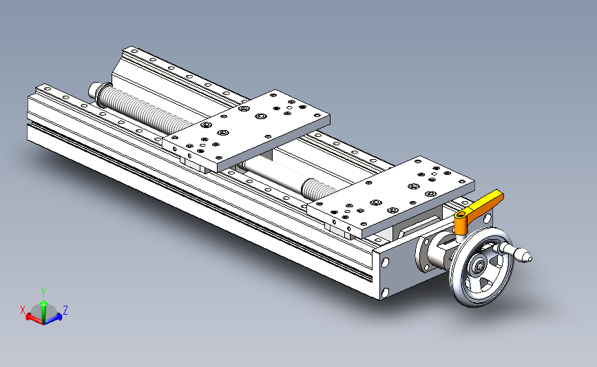 手动线性导轨平台