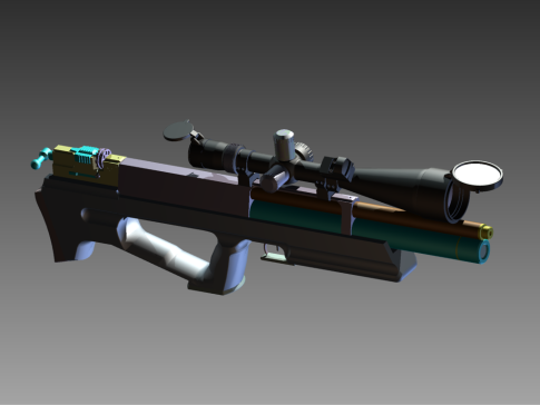 突击步枪-PCP airgun 效果作品