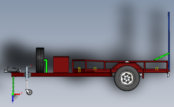 拖车模型2440 x 1600