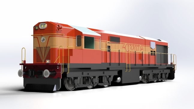 印度火车WDG3A