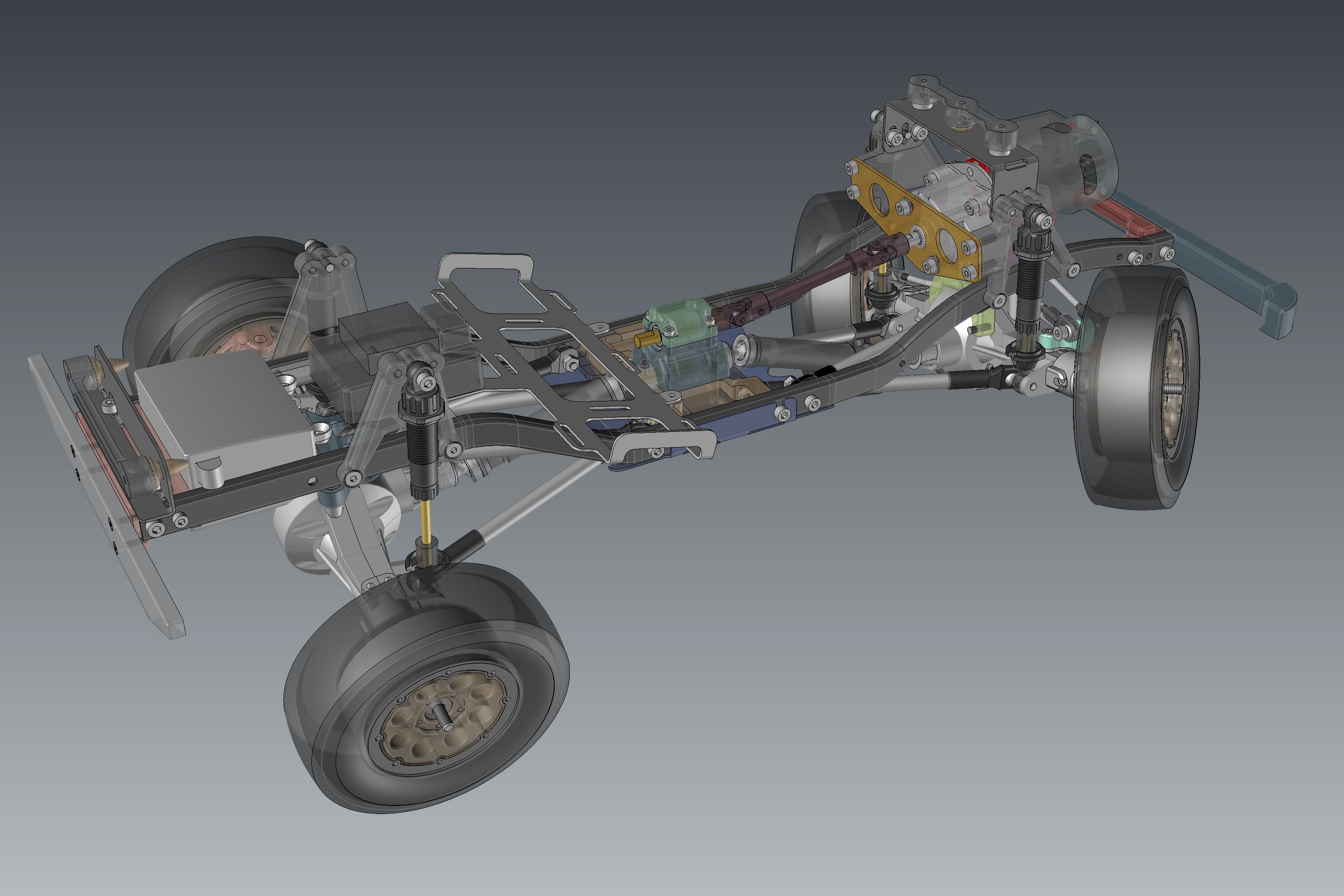 Defender D90遥控车模型3D图纸 STP格式