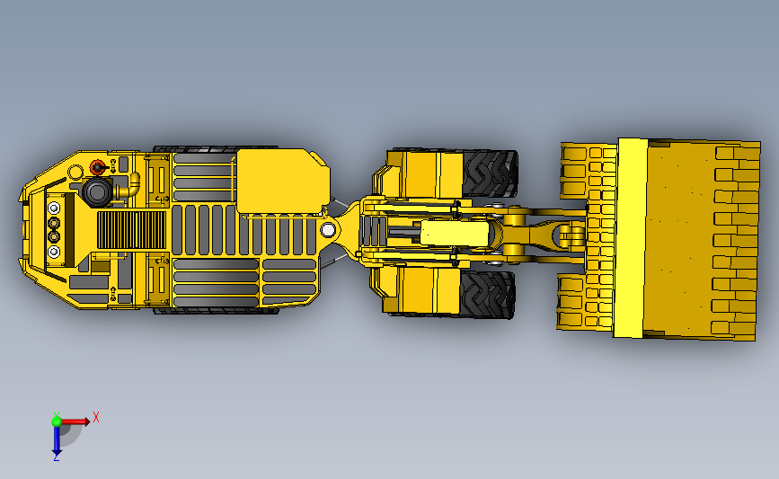 卡特彼勒r3装载机_SOLIDWORKS 2017_模型图纸下载 – 懒石网